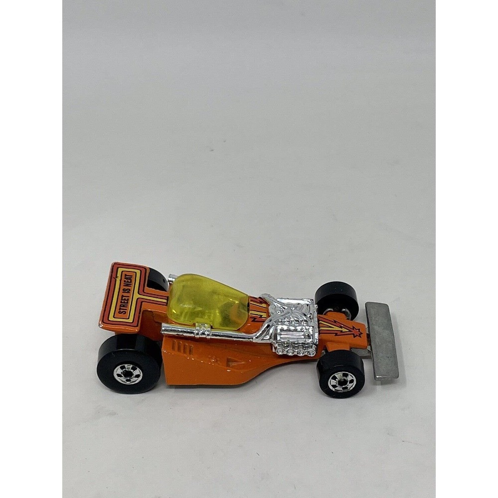 Hot Wheels Land Lord Street is Heat 1981 Orange Blackwall Made In Hong Kong